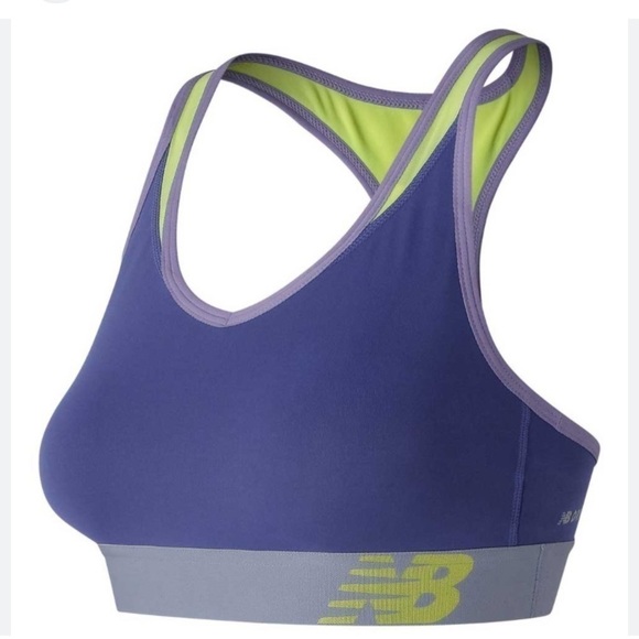 New Balance Blue Bra Pace NWOT - Picture 1 of 9